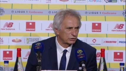 33e j. - Halilhodzic : "Pourquoi toute cette animosité ? C'est dommage..."