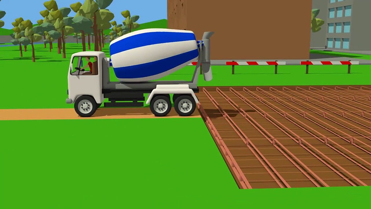 #Excavatrice et Truck_Dump Camion et la Route Machines_Street Véhicules | Maszyny Budowlane Bajka.