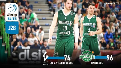 Jeep® ÉLITE : Lyon-Villeurbanne vs Nanterre (J28)