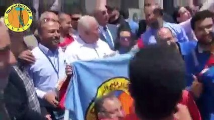 عمال "جابكو" يشاركون فى الاستفتاء بحضور محافظ البحر الأحمر