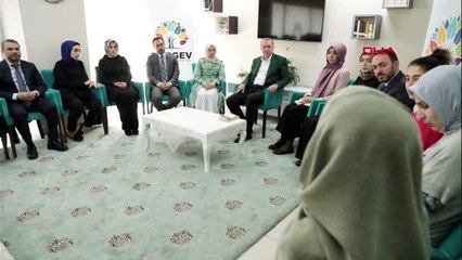 Erdoğan Türgev Yurdunu Ziyaret Etti