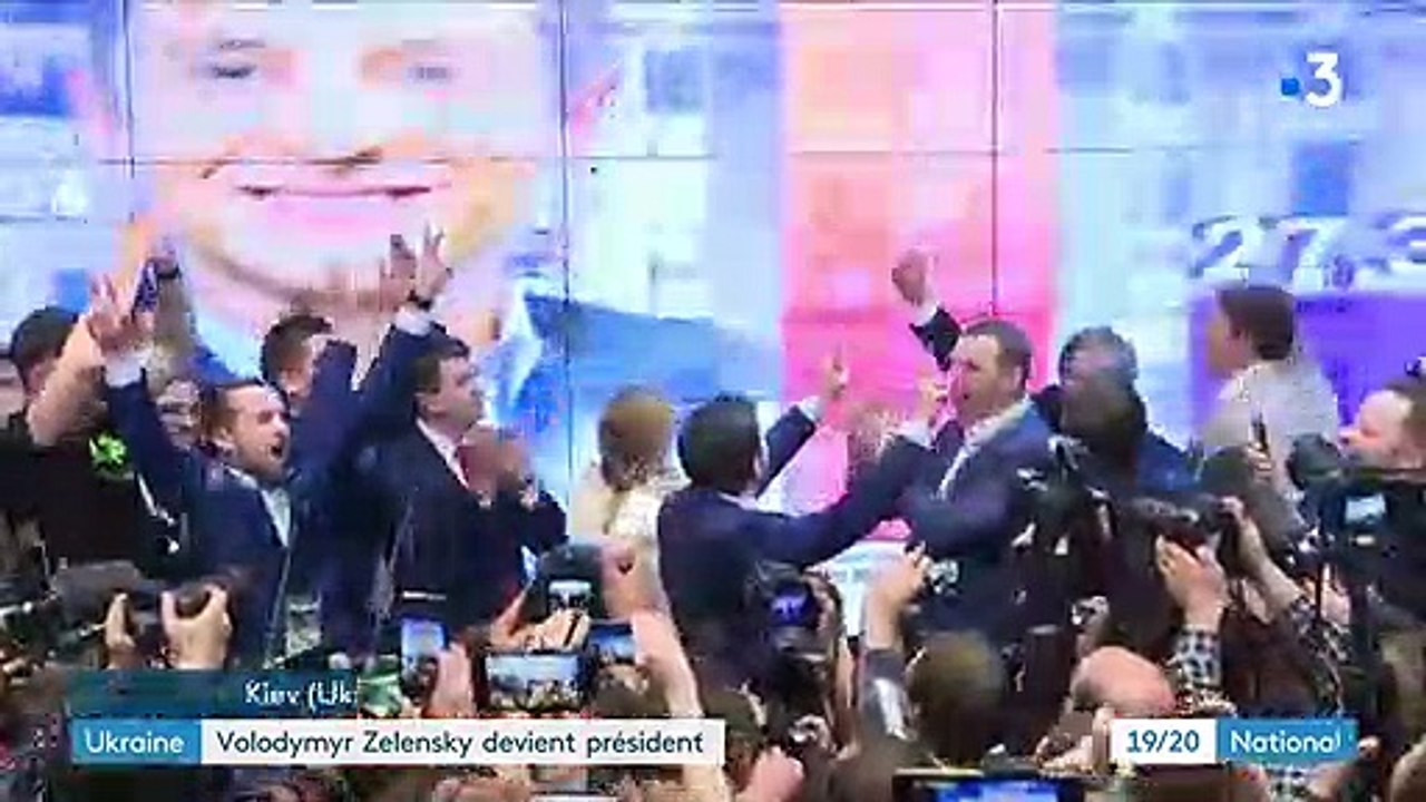 Présidentielle en Ukraine : victoire de l'acteur Volodymyr Zelensky