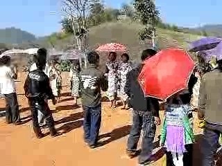 Hmong ball tossing game - pov pob