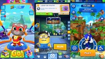 Video Sonic Dash VS Talking Tom Hero Dash VS Despicable Me: Minion Rush