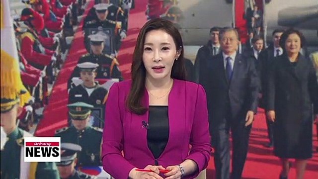 President Moon oversees return of independence fighters' remains from Kazakhstan