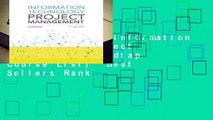 Full version  Information Technology Project Management (Mindtap Course List)  Best Sellers Rank