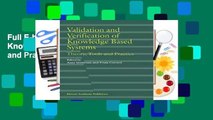 Full E-book Validation and Verification of Knowledge Based Systems: Theory, Tools and Practice