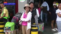 Mga pasahero, dagsa pa rin sa Manila North Port