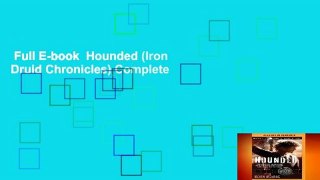 Full E-book  Hounded (Iron Druid Chronicles) Complete