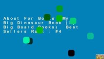 About For Books  My Big Dinosaur Book (My Big Board Books)  Best Sellers Rank : #4