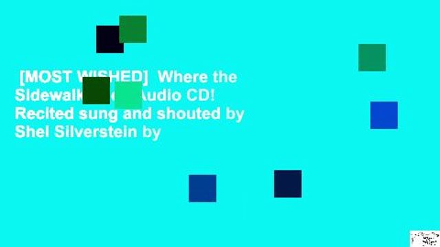 [MOST WISHED] Where the Sidewalk Ends Audio CD! Recited sung and shouted by Shel Silverstein by