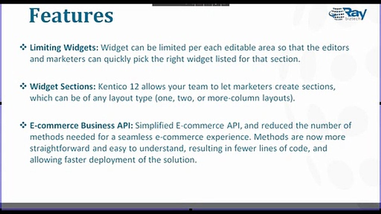 Webinar on Kentico 12 and Difference between Kentico 11 & Kentico 12