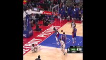 Giannis shows off hang-time with amazing and-1 layup