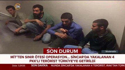 MİT'in sınır ötesi operasyonundan görüntüler