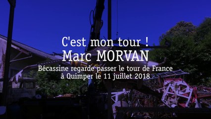 Marc MORVAN - Bécassine au Tour de France, Quimper le 11 juillet 2018