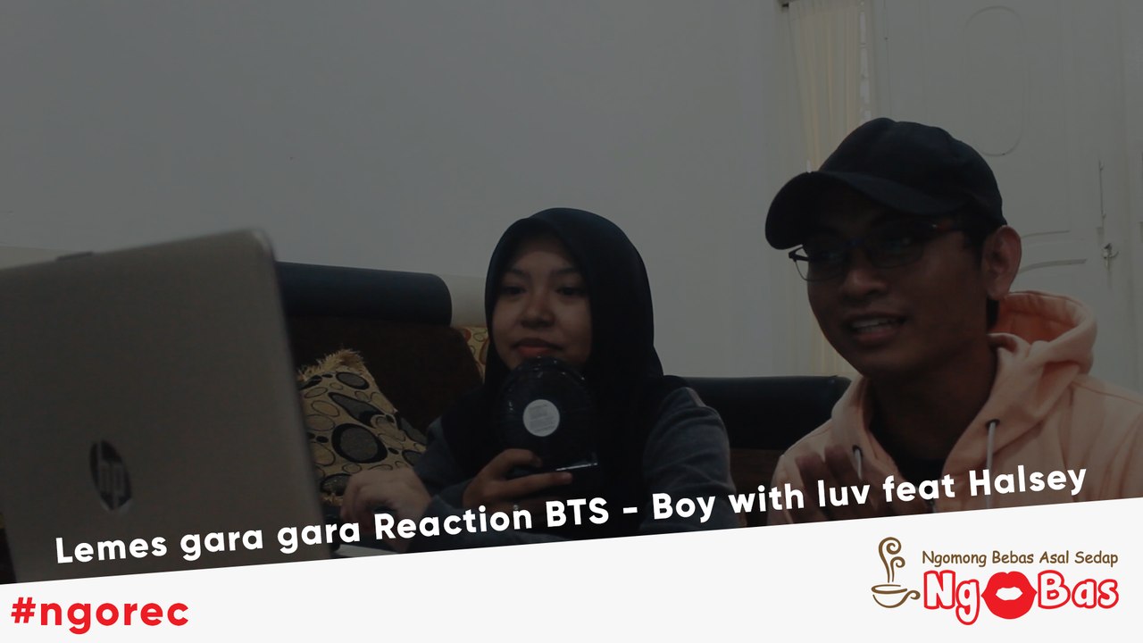 Lemes gara gara Reaction BTS - Boy with luv feat Halsey #Ngorec