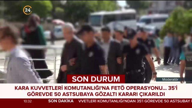 Kara Kuvvetleri Komutanlığına FETÖ operasyonu