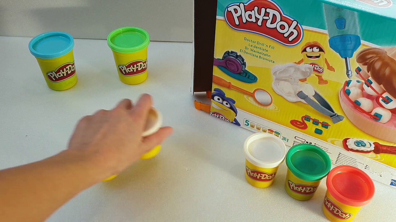 Play-Doh Dentist with Colors  | Play Doh Video For Children