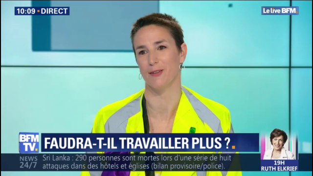 Travailler plus? Une mesure ultralibérale qui va à l'encontre des acquis sociaux pour cette gilet jaune