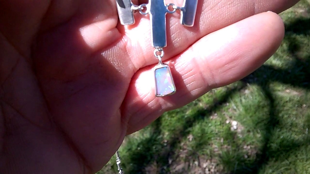 australian opal choker necklace