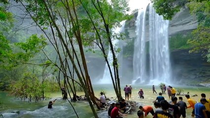 Beautiful Unseen Waterfalls In Laos