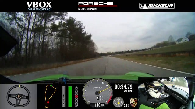 VÍDEO: el Porsche 911 GT3 RS 2019 atacando cada vértice en el circuito de Atlanta