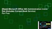 [Read] Microsoft Office 365 Administration Inside Out (Includes Current Book Service)  For Free