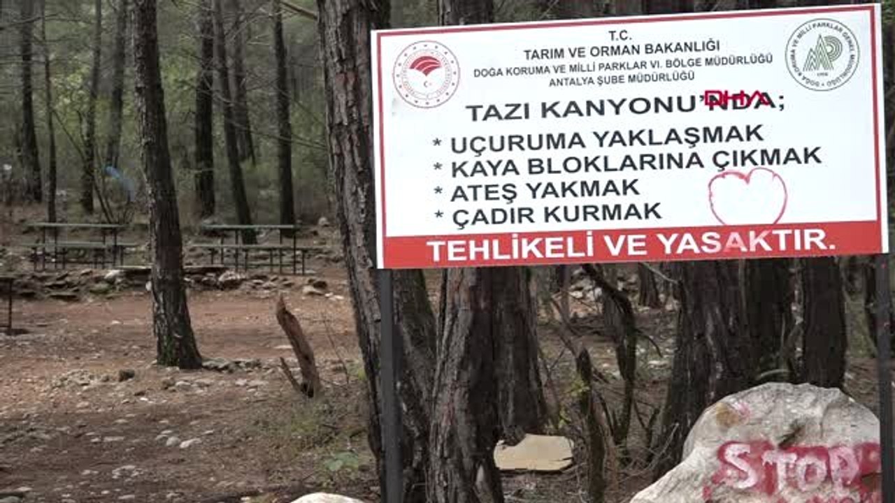 Antalya Tazı Kanyonu'nda Drone Uçuşları, Endemik Kuşları Kaçırıyor
