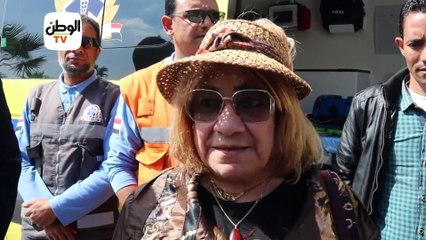مسنة مصرية كندية خلال مشاركتها في الاستفتاء: "مفيش حد هيجي زي السيسي"