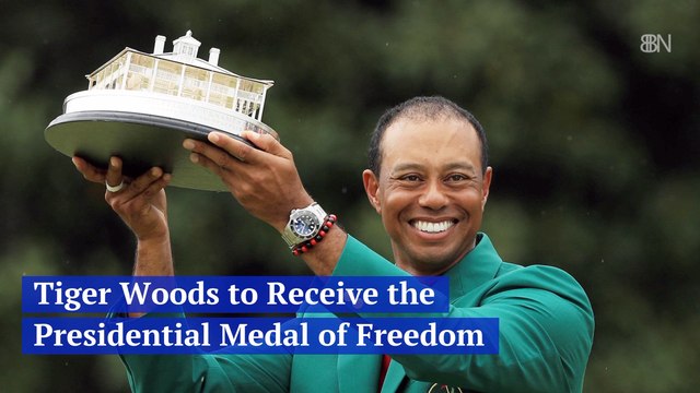 Tiger Woods Gets The Presidential Medal of Freedom After Masters Win