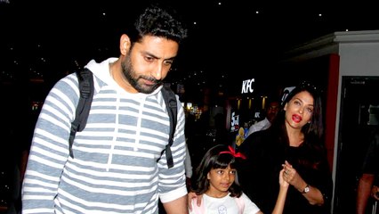 Aishwarya And Abhishek Return From Maldives After Celebrating Wedding Anniversary