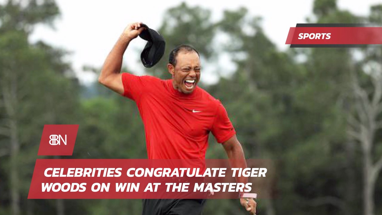 Tiger Woods Is Cheered On Social Media By Mega Stars