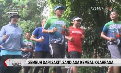 Sembuh dari Sakit, Sandiaga Uno Kembali Olahraga