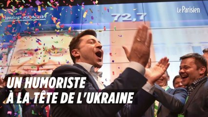 Un humoriste élu président en Ukraine