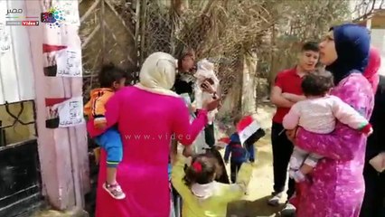 إقبال كثيف من أهالى المرج على لجنة أبو بكر الصديق