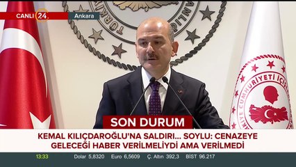İçişleri Bakanı Süleyman Soylu açıklama yapıyor