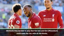 Liverpool players came up with corner routine at half-time - Klopp