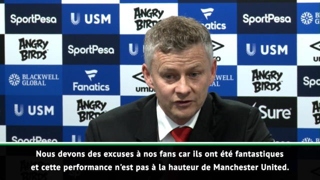 35e j. - Solskjaer : Nous devons des excuses à nos fans