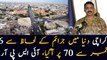 Karachi, the 6th most dangerous city in the world previously, has jumped to 70th place: ISPR
