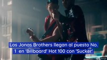 Los Jonas Brothers llegan al puesto No. 1 en 'Billboard' Hot 100 con 'Sucker'