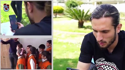 Yusuf Yazıcı, öğrencilerle yarışma yaptı