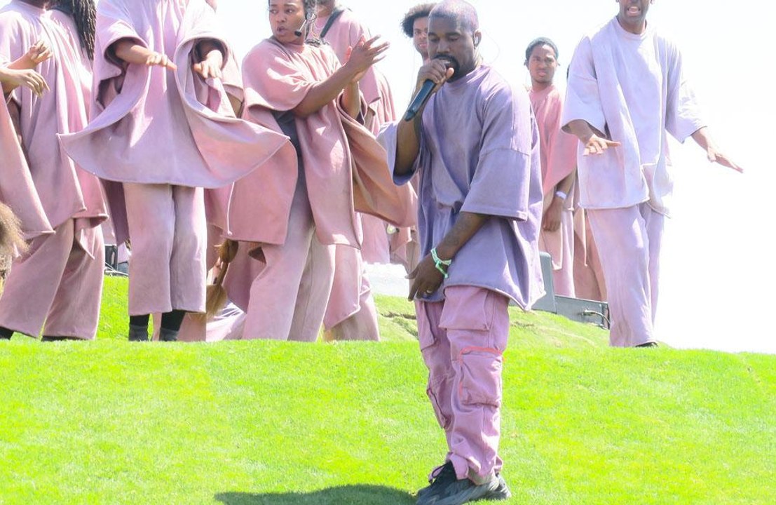Kanye West debuts new song Water at Coachella Sunday service