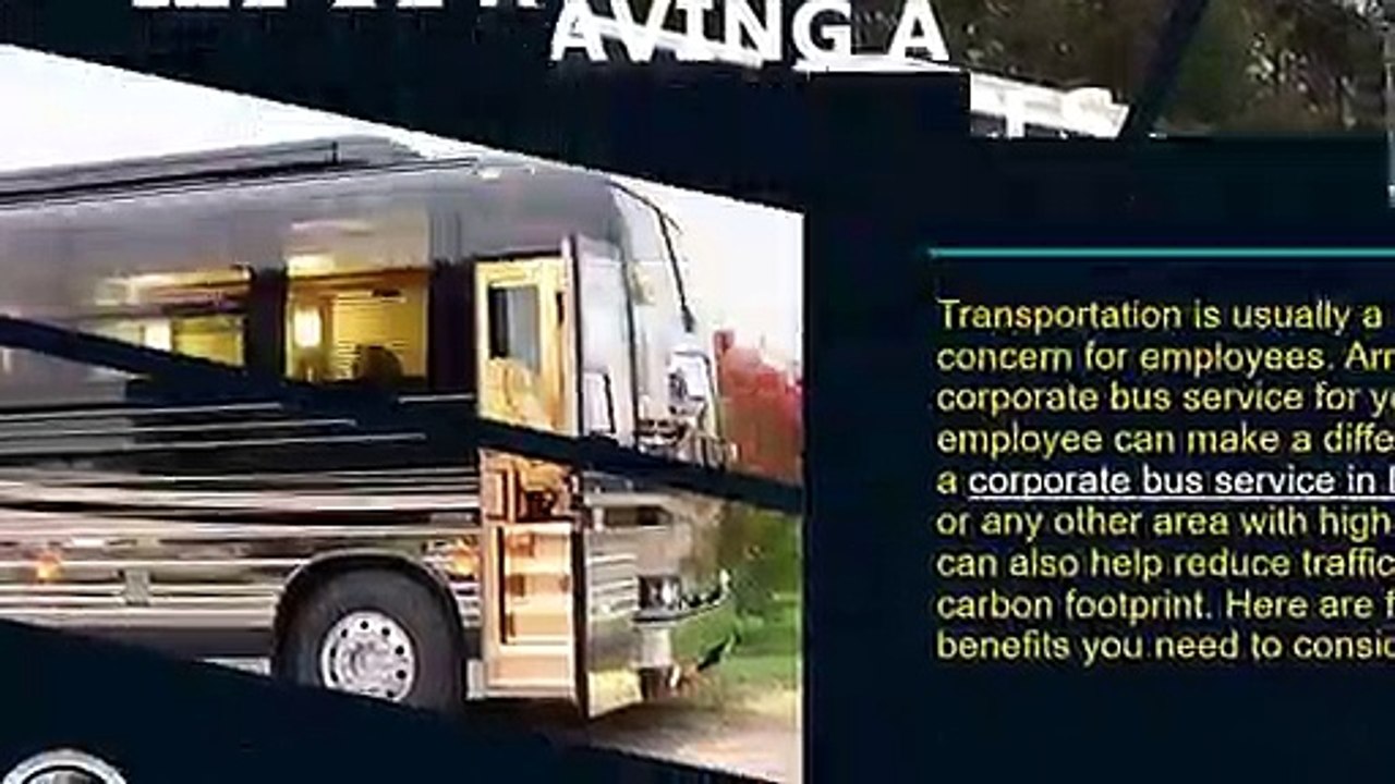 Benefits Of Having A Corporate Bus Services In Beaumont