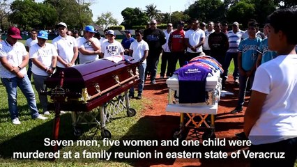 Funeral held for 13 killed at Mexican party