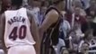 NBA BASKETBALL - Vince Carter Dunks ON Alonzo Mourning