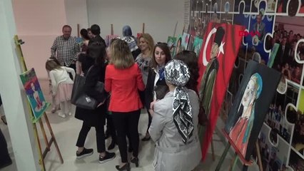 Edirne'de Lösemili Çocuklar Yararına Resim Sergisi