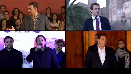 TV-Debatte in Spanien mit 4 Parteichefs