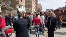 مسيرة أهالى الزاوية الحمراء للمشاركة بثالث أيام الاستفتاء