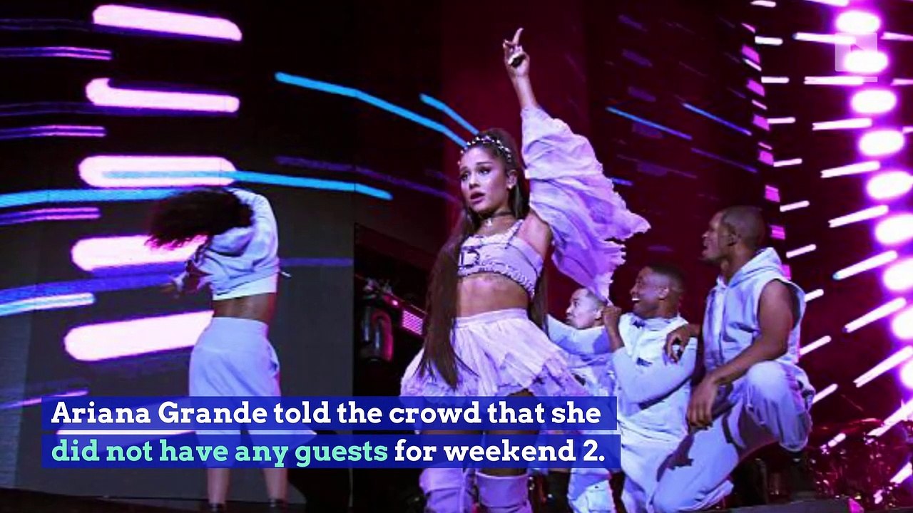Justin Bieber Joins Ariana Grande for Coachella Set