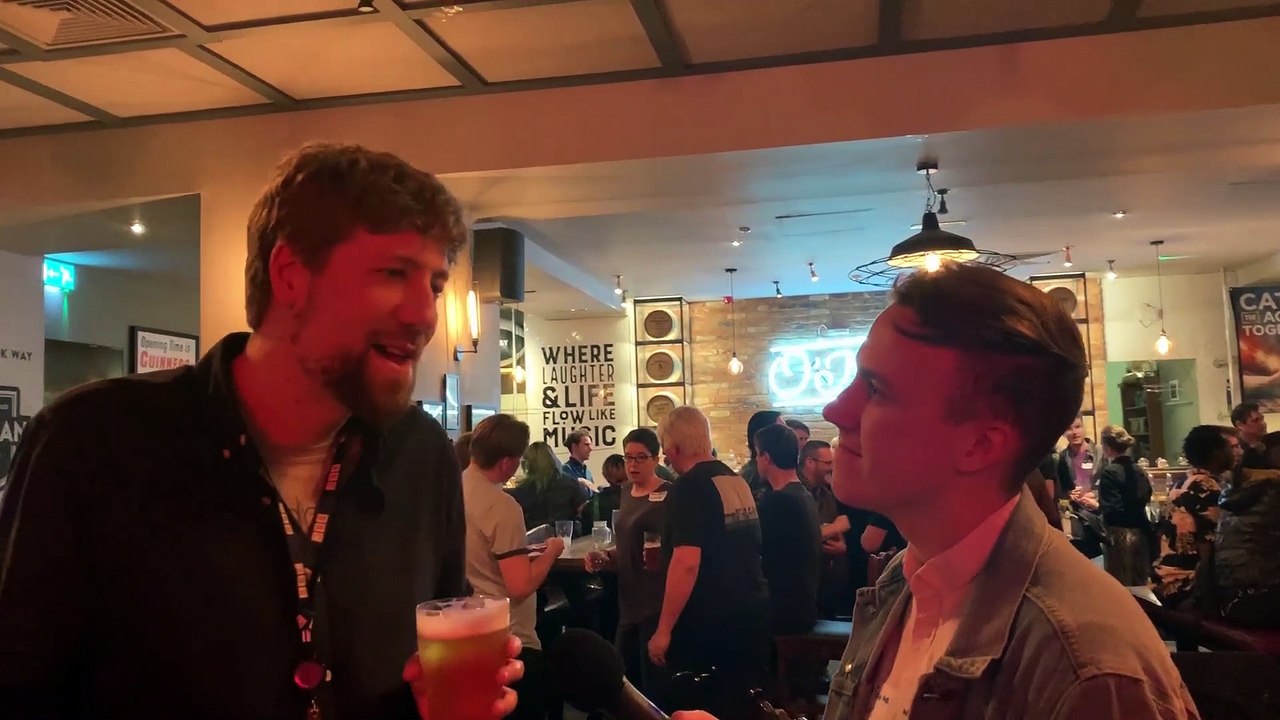 Sam & Luke Get Networking at The Cardiff TV & Film Networking Event!